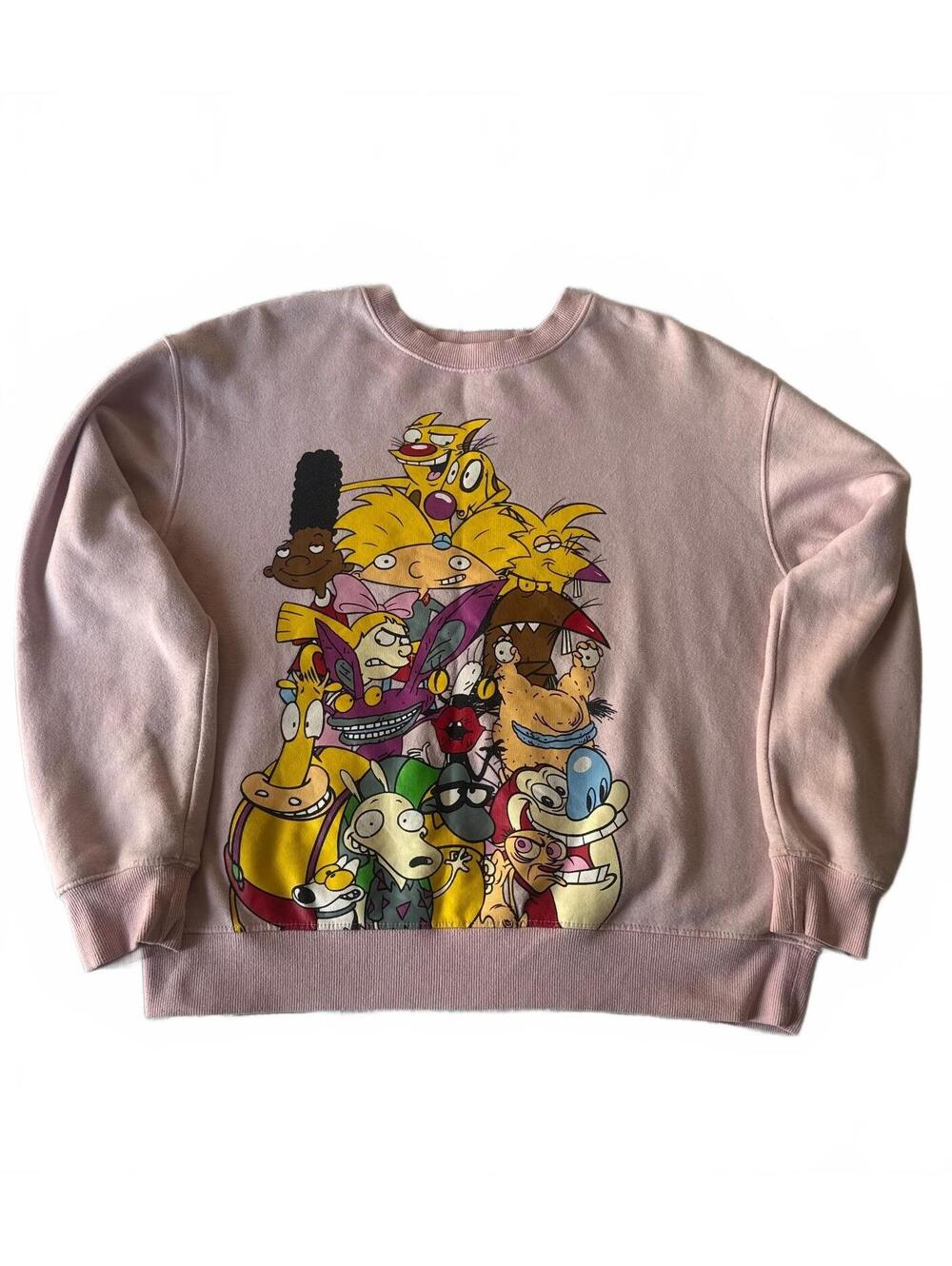 Nickelodeon 90s Cartoons graphic featuring Hey Arnold
